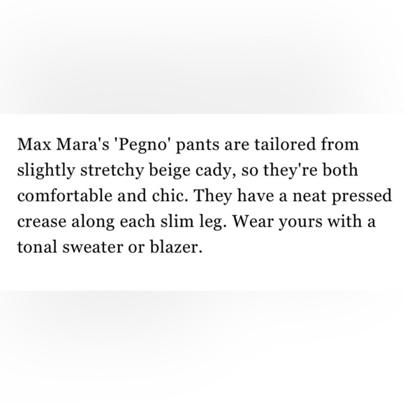 MaxMara pegno candy slim-leg pants - Picture 9 of 11